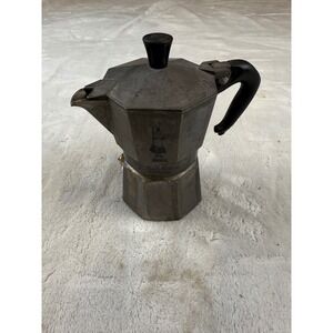 Bialetti Moka Express 6 Cup Espresso Maker Made in Italy Vintage Stovetop